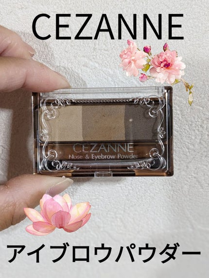 ノーズ&アイブロウパウダー/CEZANNE/パウダーアイブロウを使ったクチコミ(1枚目)
