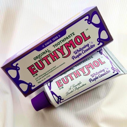 ホワイトパープル歯みがき ピーチフローラルミントの香り/EUTHYMOL/歯磨き粉を使ったクチコミ(1枚目)