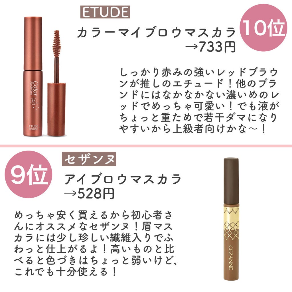 カラーリングアイブロウ/ヘビーローテーション/眉マスカラを使ったクチコミ(2枚目)