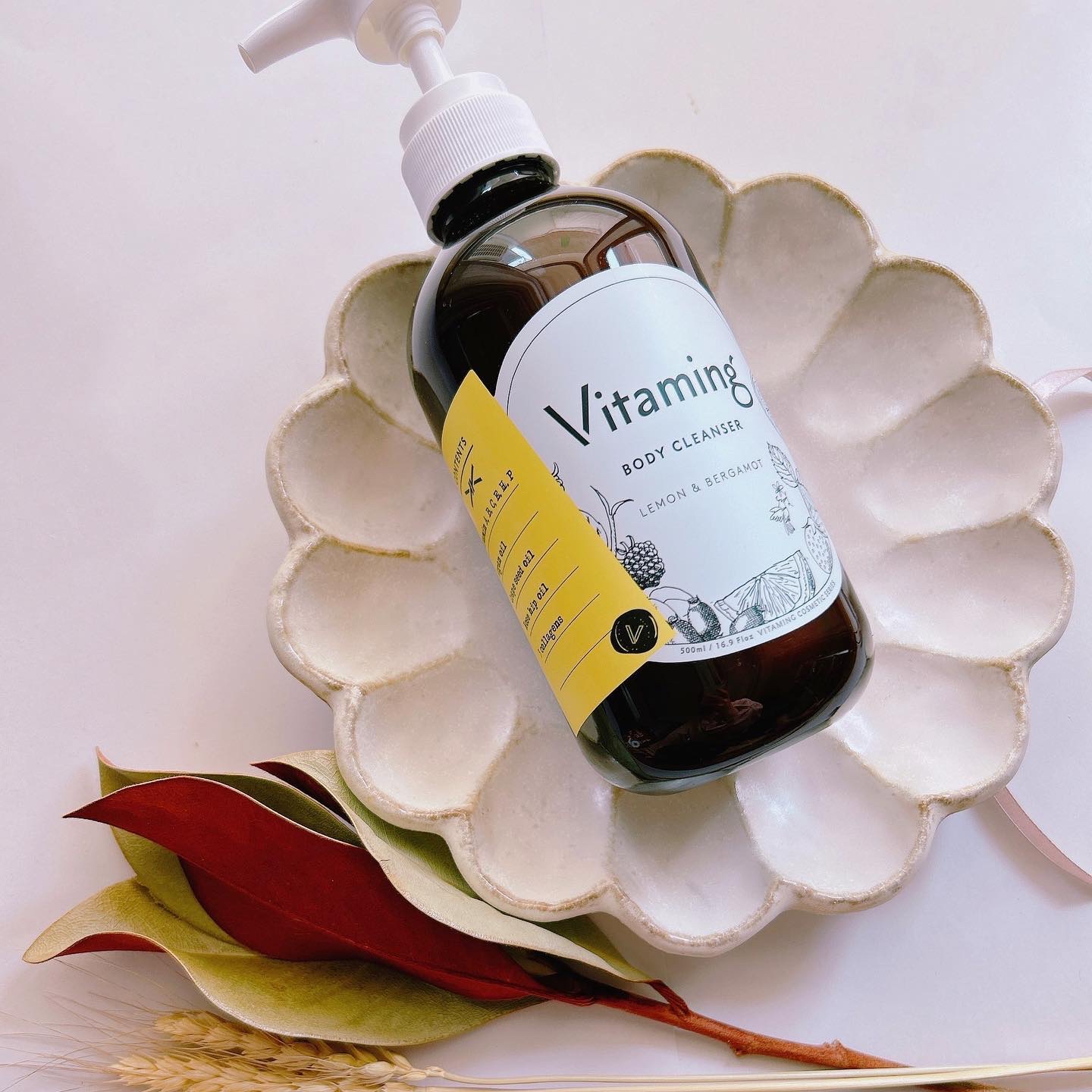 リフレッシングボディソープ(レモン＆ベルガモットの香り)/Vitaming/ボディソープを使ったクチコミ（2枚目）