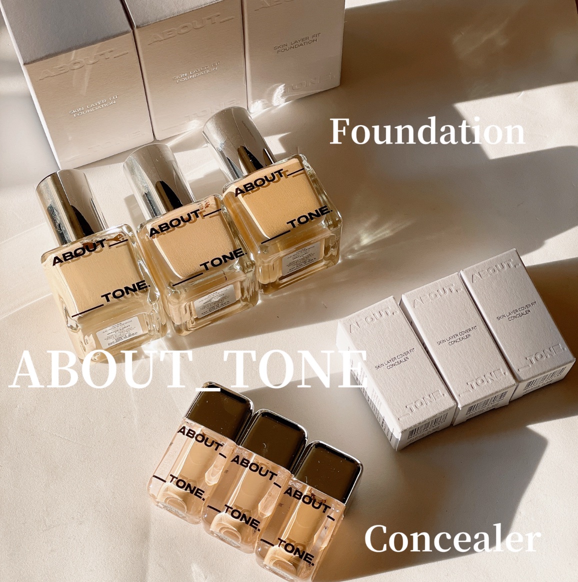 スキンレイヤーカバーフィットコンシーラー/ABOUT TONE/リキッドコンシーラーを使ったクチコミ（3枚目）