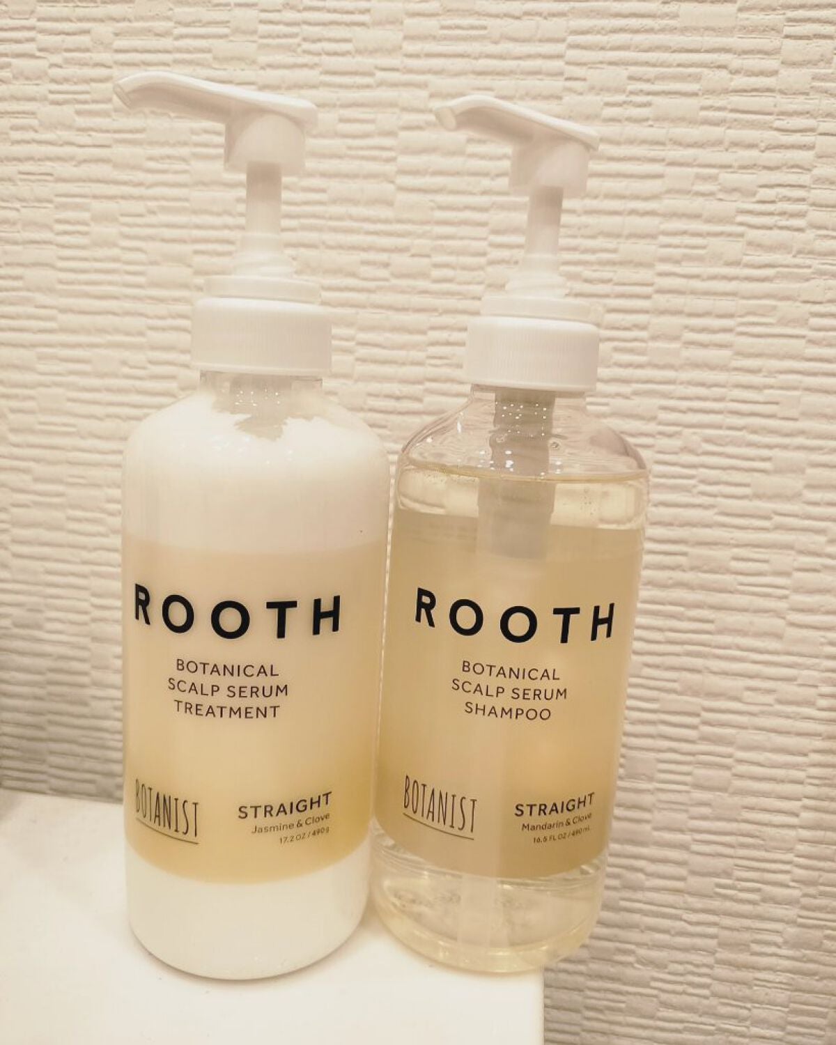 ルース ボタニカルスカルプセラム シャンプー・トリートメント(ストレート)/BOTANIST/市販シャンプーを使ったクチコミ(1枚目)