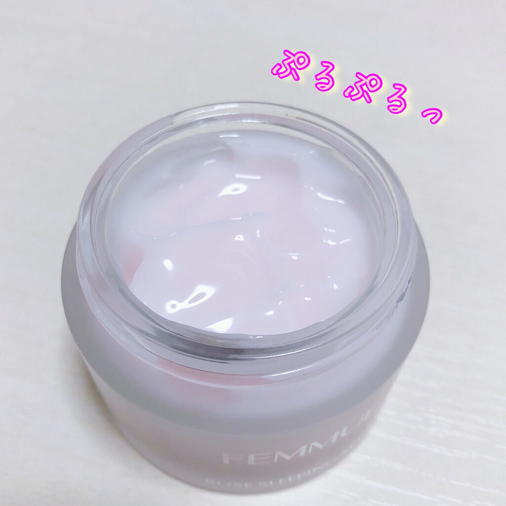 ローズウォーター スリーピングマスク/FEMMUE/フェイスクリームを使ったクチコミ（2枚目）