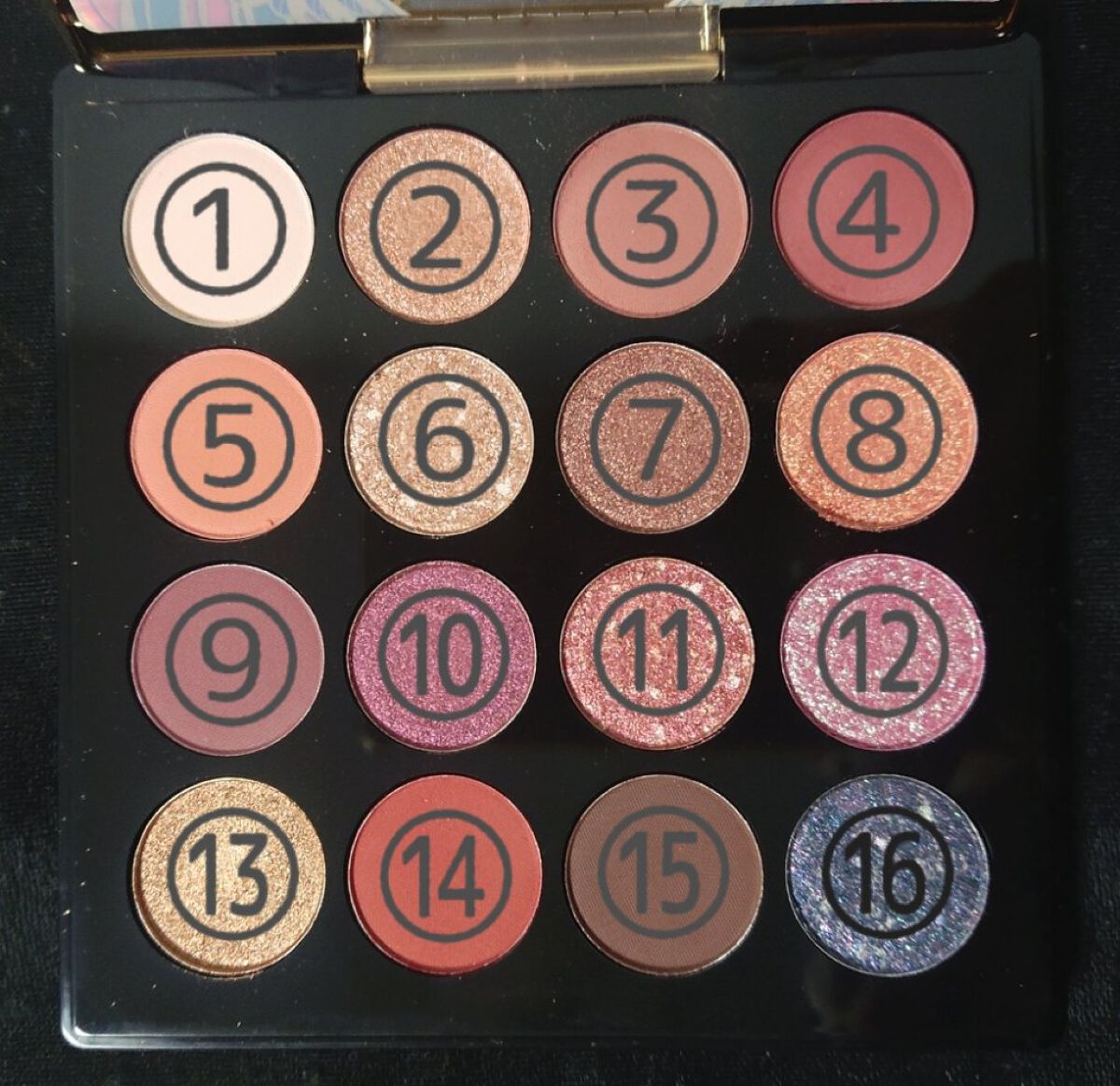 大英博物館 エジプトシリーズ アイシャドウパレット/ZEESEA/アイシャドウパレットを使ったクチコミ（3枚目）