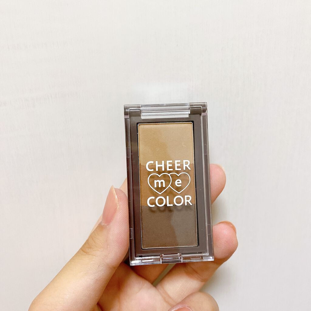 セリア CHEER me COLOR アイブロウパウダーのクチコミ「\セリア CHEER me COLOR アイブロウパウダー/

ナチュラルブラウン

これ10.....」（3枚目）