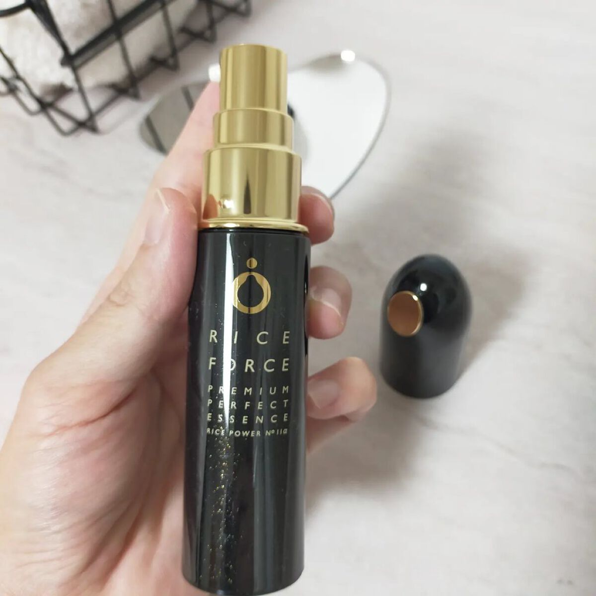 ライスフォース　プレミアムパーフェクトエッセンス 試してみた】プレミアムパーフェクトエッセンス ライスフォース