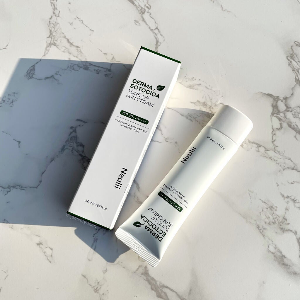 ダーマエクトシカトーンアップサンクリーム/Neulii/日焼け止めクリームを使ったクチコミ(6枚目)