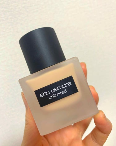 アンリミテッド ラスティング フルイド/shu uemura/リキッドファンデーションを使ったクチコミ（1枚目）