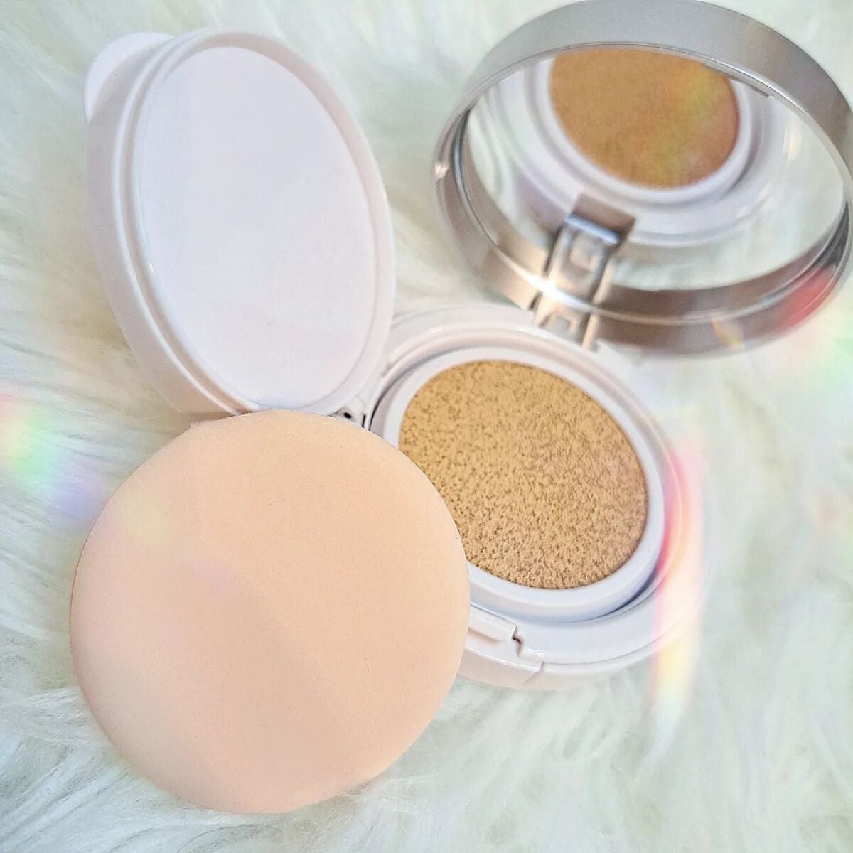 リンクルホワイトクッションファンデーション/コラリッチ/クッションファンデーションを使ったクチコミ(2枚目)