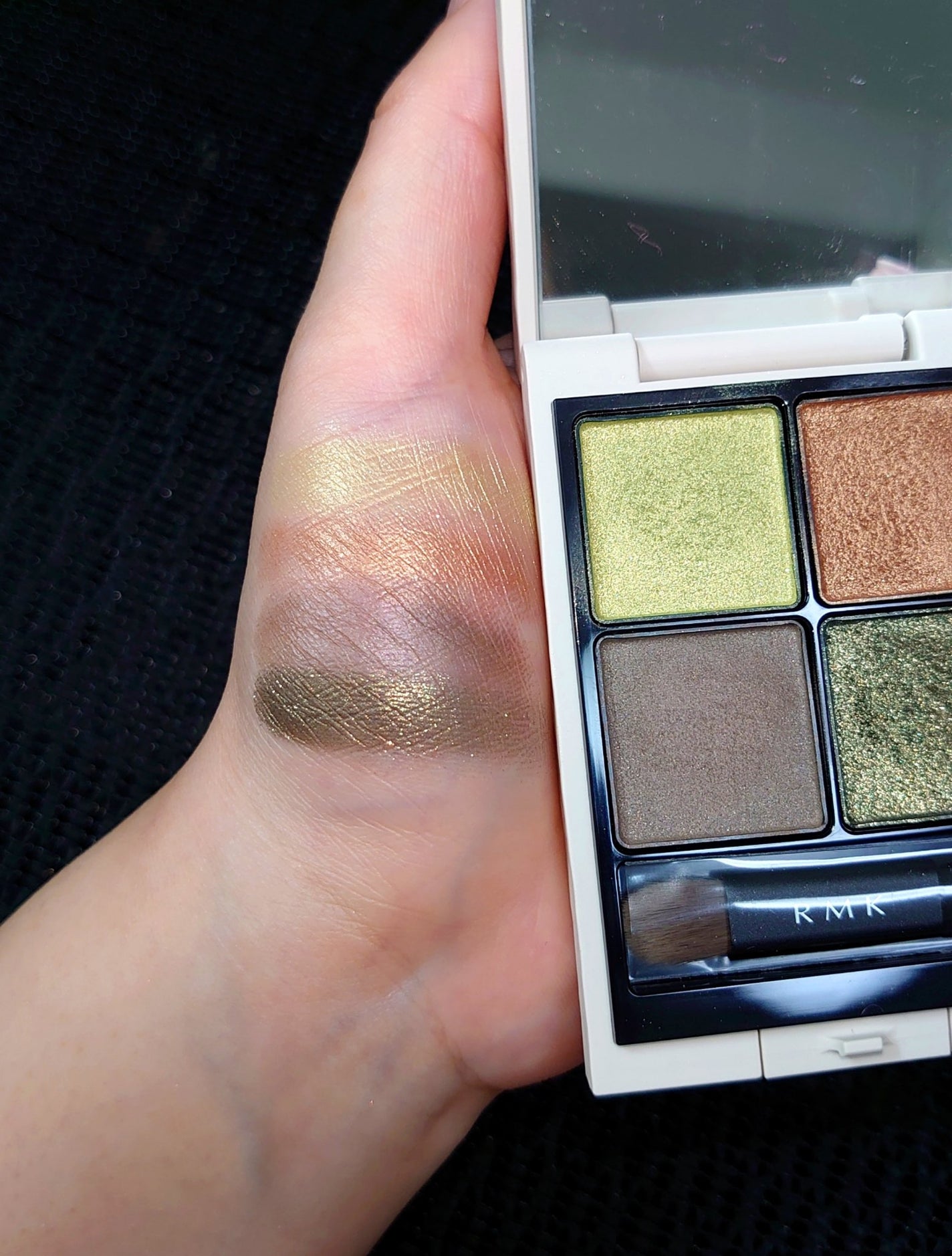 RMK シンクロマティック アイシャドウパレット/RMK/アイシャドウパレットを使ったクチコミ(2枚目)