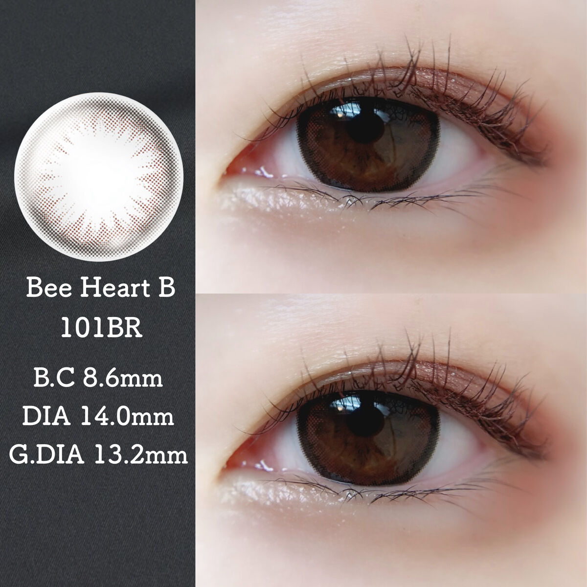 BeeHeartB 1day/BeeHeartB/ワンデー（１DAY）カラコンを使ったクチコミ（1枚目）