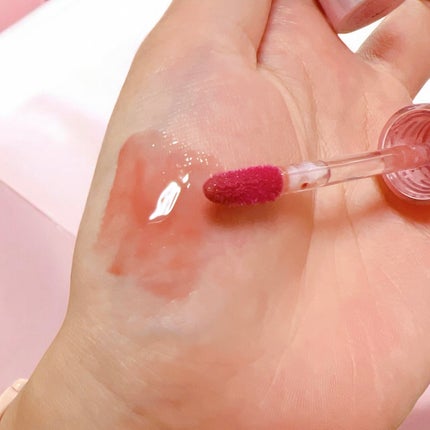 ジューシーパンピンググロス WG04 インローズ(IN ROSE)/INTO U/リップグロスを使ったクチコミ(3枚目)