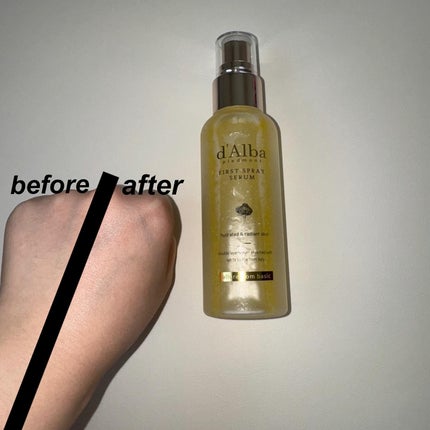 ダルバ ホワイトトリュフファーストスプレーセラム/ダルバ/ミスト状化粧水を使ったクチコミ(3枚目)