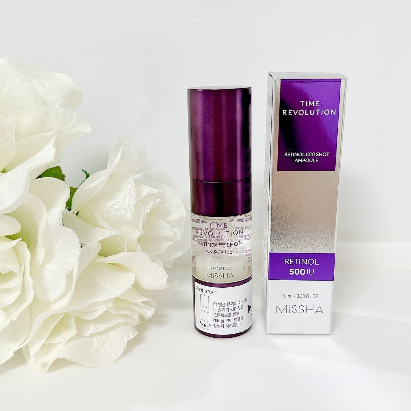 ミシャ タイムレボリューション レチ500ショット美容液/MISSHA/美容液を使ったクチコミ(3枚目)