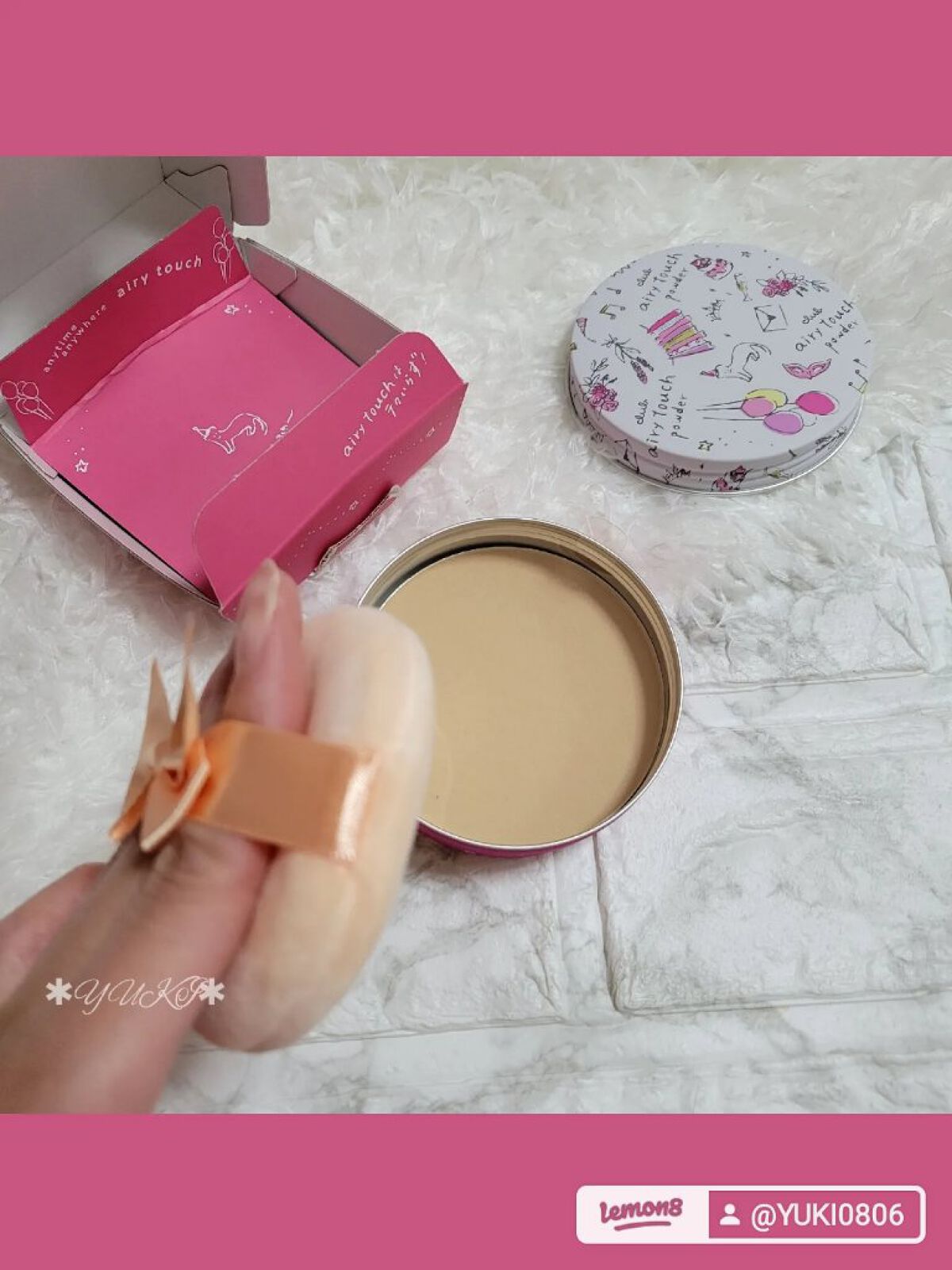 エアリータッチパウダー b ナチュラルベージュ/クラブ/プレストパウダーを使ったクチコミ（3枚目）