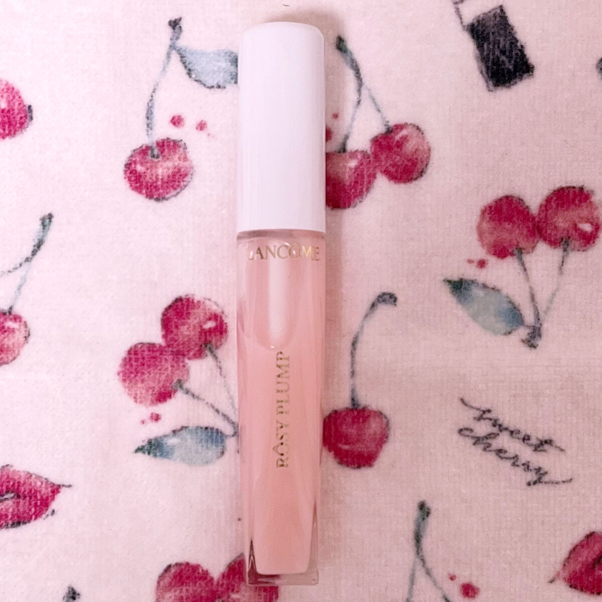 ラプソリュ グロス ロージー プランプ/LANCOME/リップグロスを使ったクチコミ（1枚目）