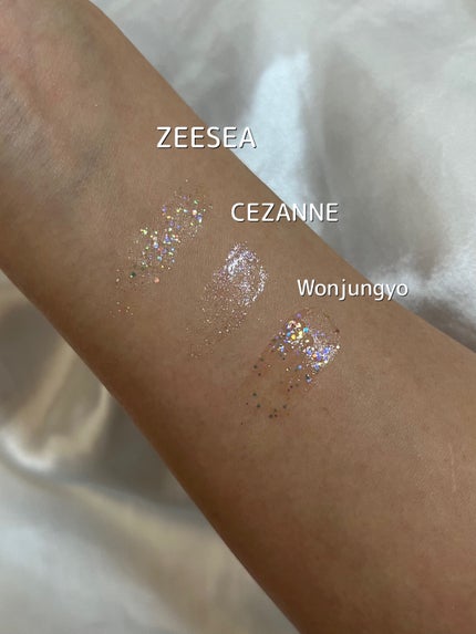 ダイヤモンドシリーズ 星空リキッドアイシャドウ/ZEESEA/リキッドアイシャドウを使ったクチコミ(5枚目)