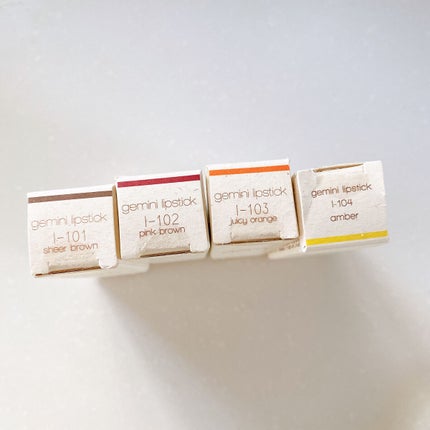 gemini lip stick/la peau de gem./口紅を使ったクチコミ(4枚目)