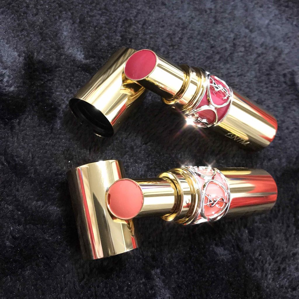 ルージュ ヴォリュプテ シャイン/YVES SAINT LAURENT BEAUTE/口紅を使ったクチコミ(1枚目)