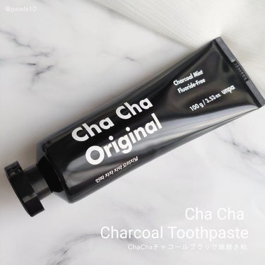 Cha Cha Charcoal Black Toothpaste/unpa/歯磨き粉を使ったクチコミ（2枚目）