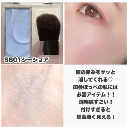 シームレストーン ブラッシュ/excel/パウダーチークを使ったクチコミ(7枚目)