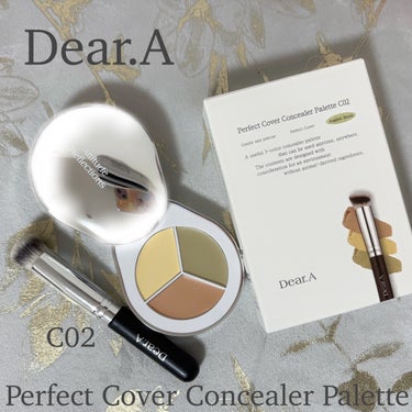 Dear.A パーフェクトカバー コンシーラーパレットのクチコミ「Dear.A
パーフェクトカバー コンシーラーパレット
C02

韓国のコスメブランド、Dea.....」（1枚目）