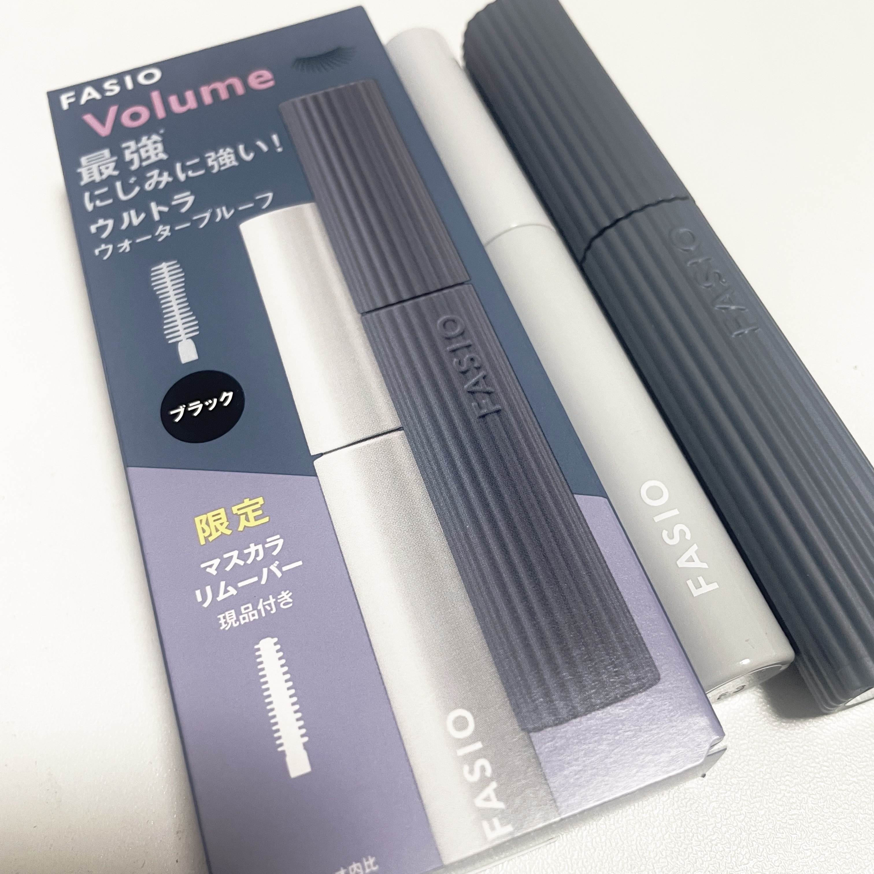 ウルトラ WP マスカラ(ボリューム) キット(ボリューム)(01 ブラック 6g+リムーバー 6.5ml)/FASIO/マスカラを使ったクチコミ（1枚目）