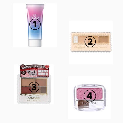 カラーミキシングコンシーラー/キャンメイク/パレットコンシーラーを使ったクチコミ(2枚目)