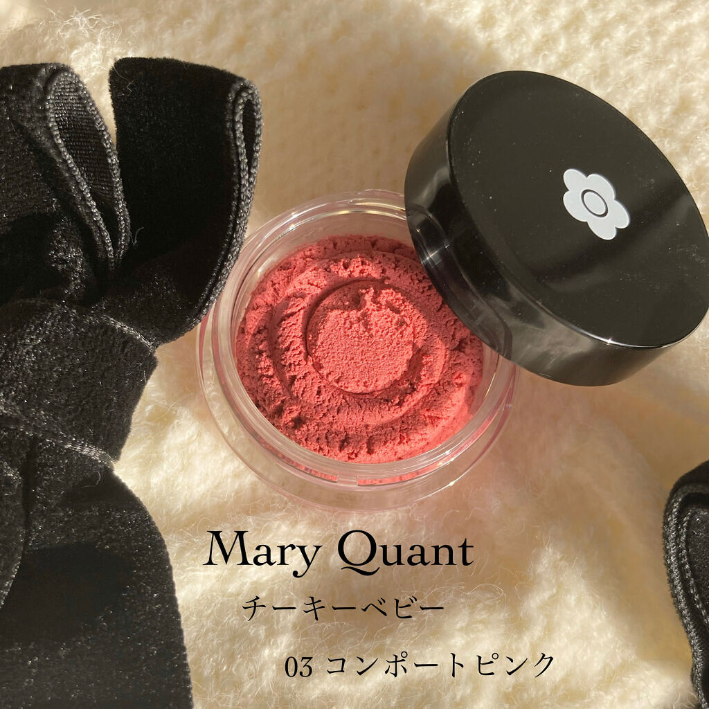 チーキー ベビー/MARY QUANT/ジェル・クリームチークを使ったクチコミ（2枚目）