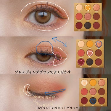 colourpop  ORNATE/ColourPop/アイシャドウパレットを使ったクチコミ（5枚目）