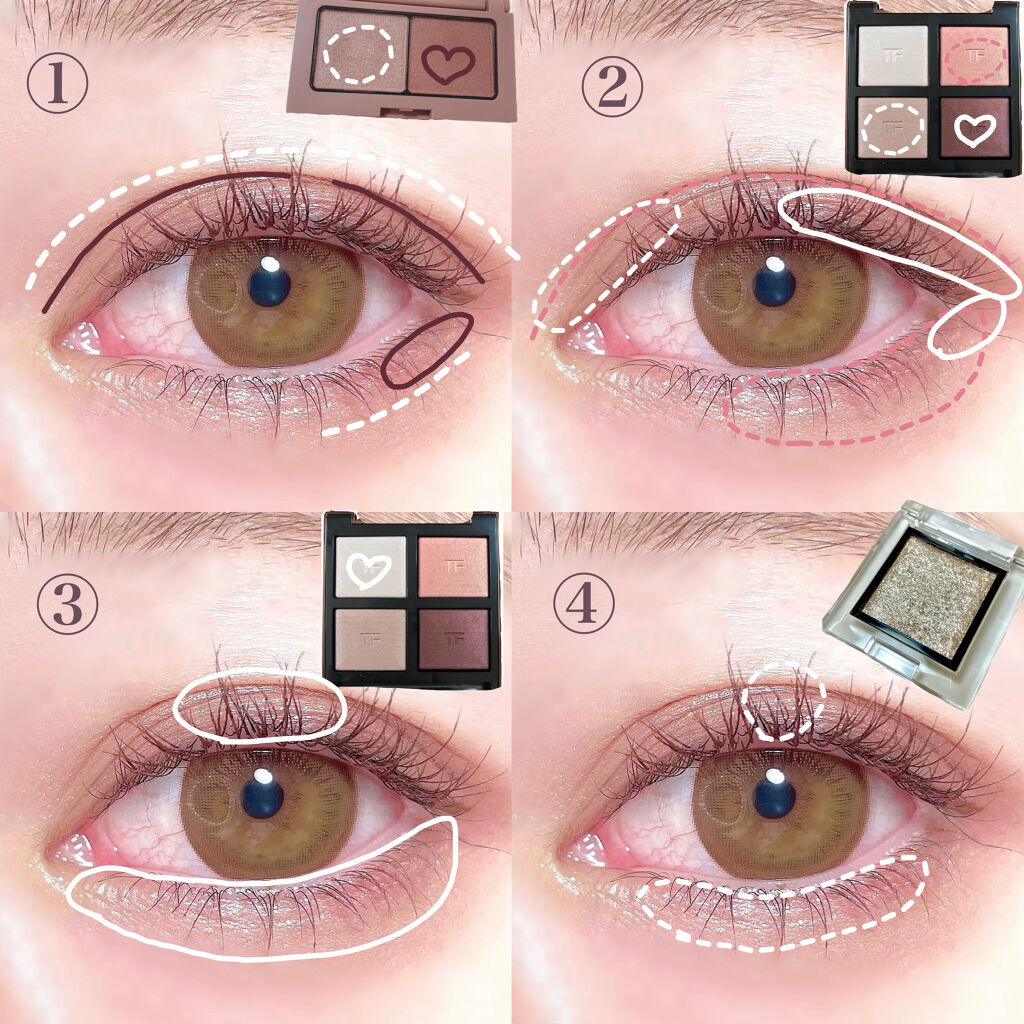 アイ カラー クォード/TOM FORD BEAUTY/アイシャドウパレットを使ったクチコミ（2枚目）