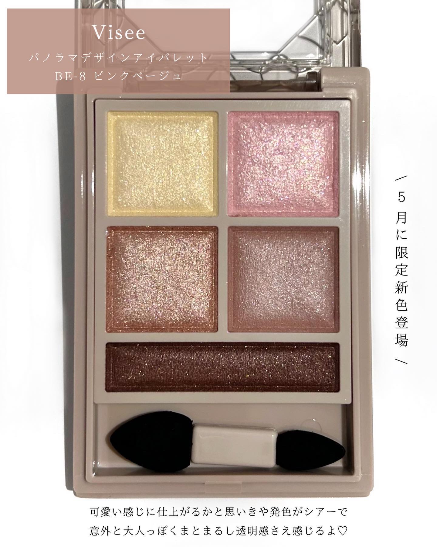 パノラマデザイン アイパレット/Visée/アイシャドウパレットを使ったクチコミ（2枚目）