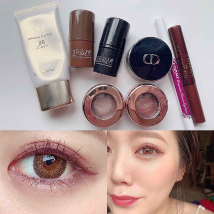 UR GLAM FACE GLOSS STICK/U R GLAM/ジェル・クリームチークを使ったクチコミ(1枚目)