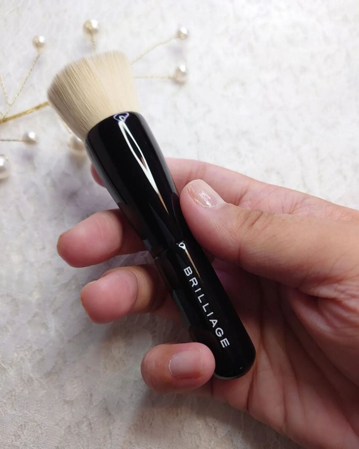 マルチファンデーションブラシ/ブリリアージュ/メイクブラシを使ったクチコミ(2枚目)