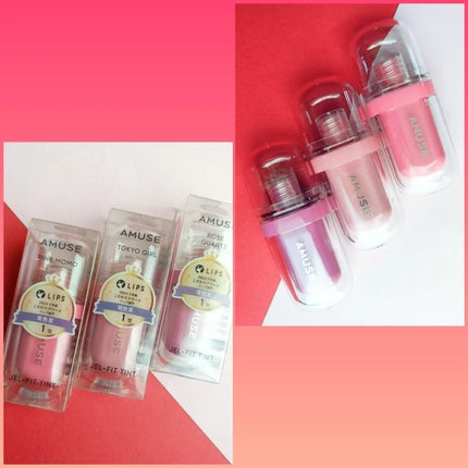 ジェルフィットティント/AMUSE/リップティントを使ったクチコミ(2枚目)