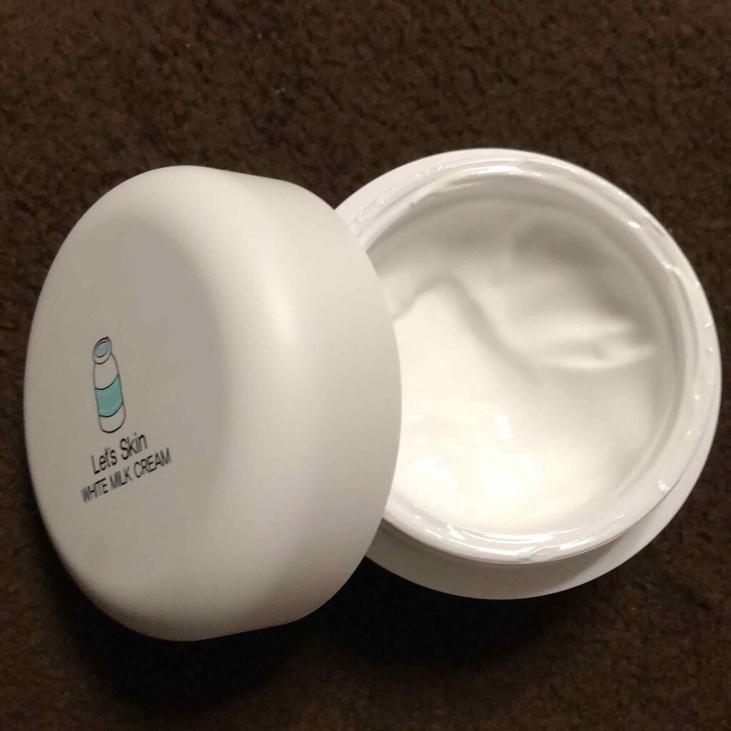 レッツスキン ホワイト ミルククリーム/SHINBEE JAPAN /フェイスクリームを使ったクチコミ（1枚目）