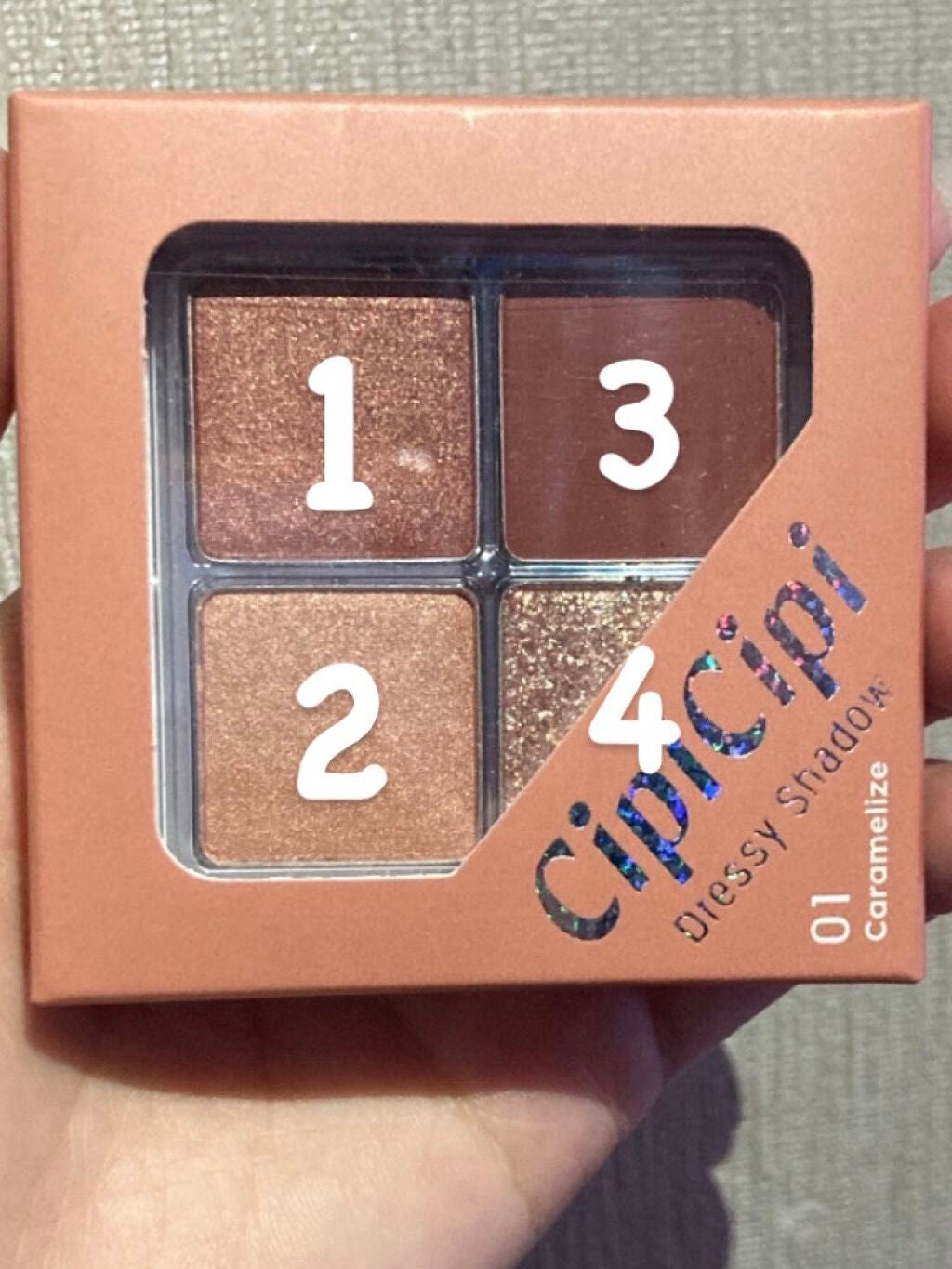 ドレッシーシャドウR/CipiCipi/アイシャドウパレットを使ったクチコミ(2枚目)