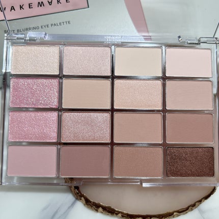ソフトブラーリングアイパレット/wakemake/アイシャドウパレットを使ったクチコミ(7枚目)