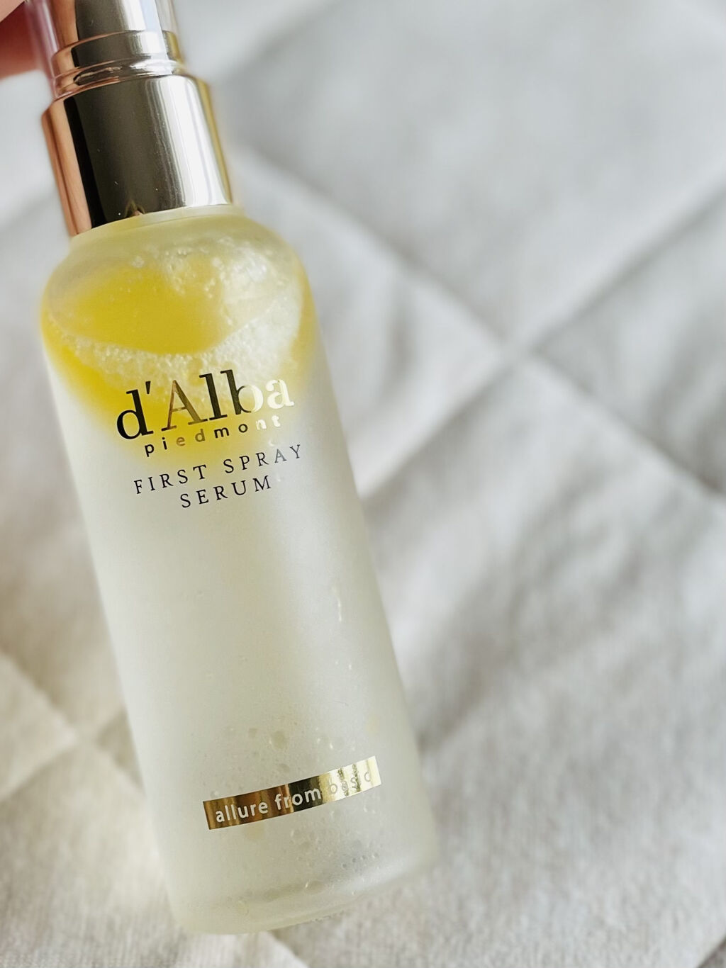 ダルバ ホワイトトリュフファーストスプレーセラム/ダルバ/ミスト状化粧水を使ったクチコミ（1枚目）