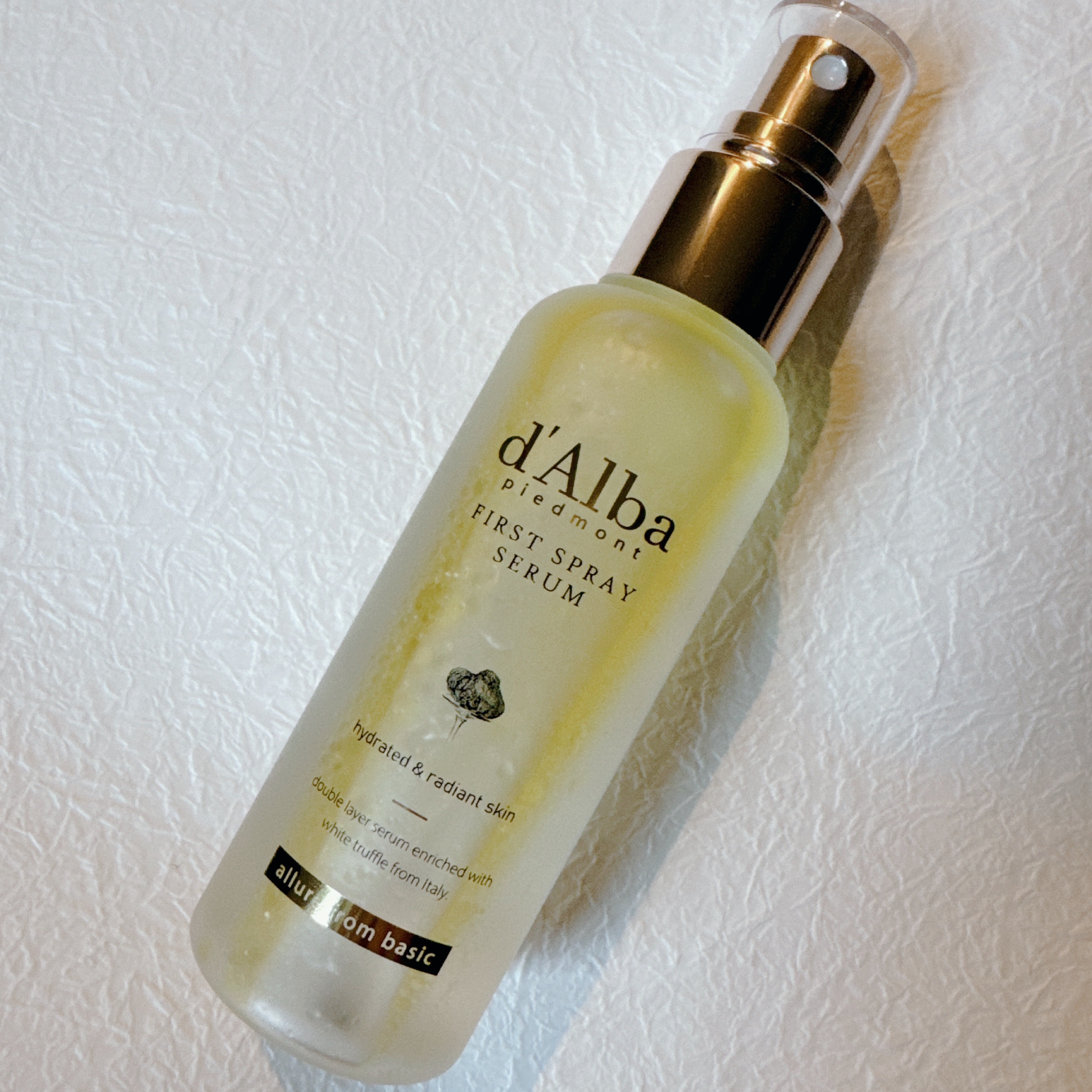 ダルバ ホワイトトリュフファーストスプレーセラム/ダルバ/ミスト状化粧水を使ったクチコミ（1枚目）