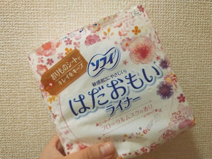はだおもいライナー 無香料/ソフィ/おりものシートを使ったクチコミ(1枚目)