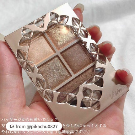 パノラマデザイン アイパレット/Visée/アイシャドウパレットを使ったクチコミ(2枚目)