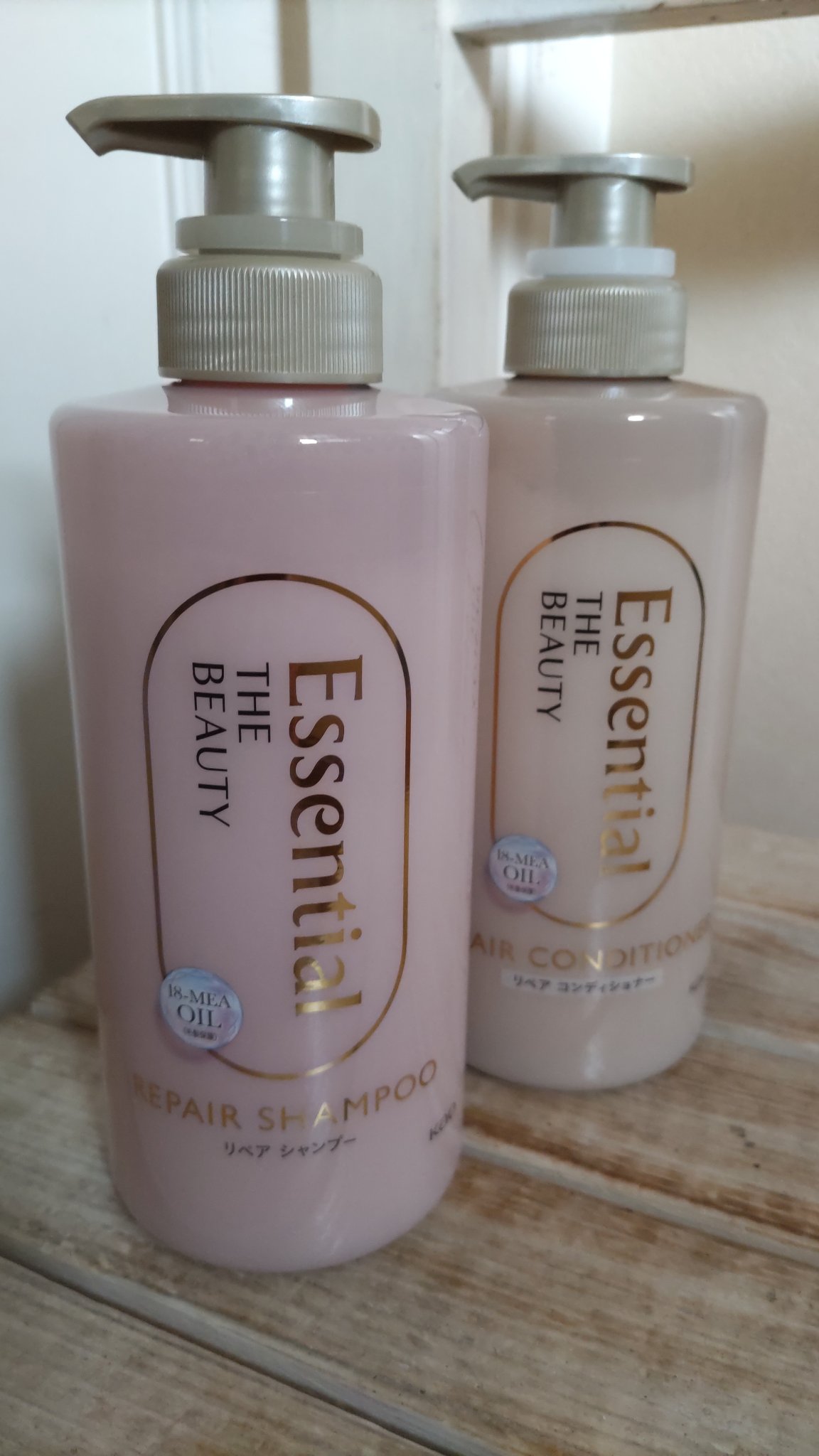 ザビューティ リペアシャンプー・コンディショナー/エッセンシャル/市販シャンプーを使ったクチコミ（1枚目）