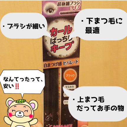 クイックラッシュカーラー ロングマスカラ/キャンメイク/マスカラを使ったクチコミ(4枚目)