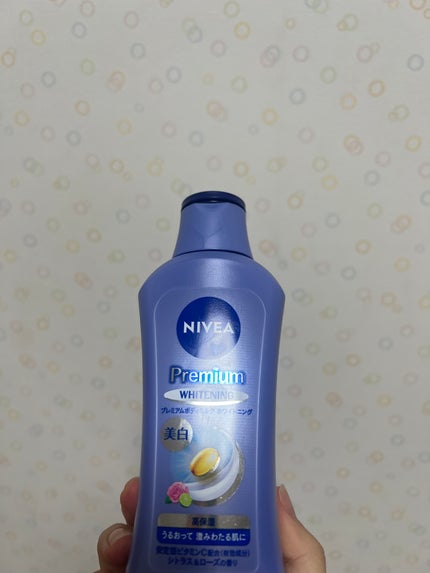 プレミアムボディミルク ホワイトニング【医薬部外品】 /ニベア/ボディミルクを使ったクチコミ(1枚目)