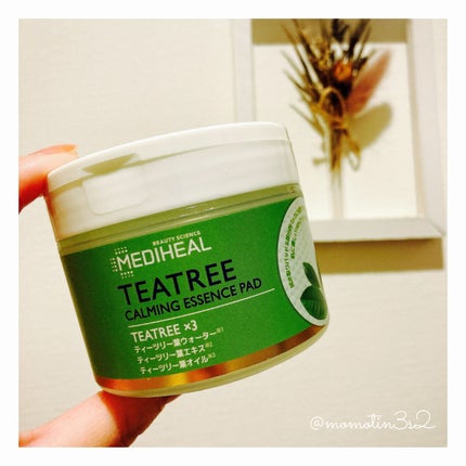 ティーツリーカーミングエッセンスパッド/MEDIHEAL/トナーパッドを使ったクチコミ(1枚目)