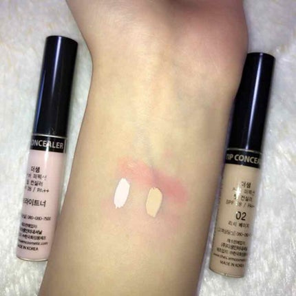 カバーパーフェクション チップコンシーラー/the SAEM/リキッドコンシーラーを使ったクチコミ(2枚目)