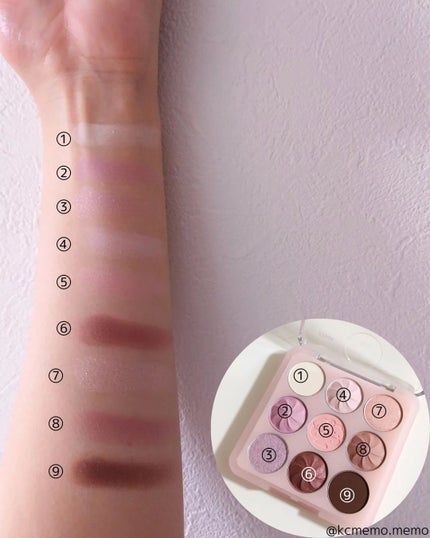 プレイカラーアイズ ホイッピングクラウドコレクション/ETUDE/アイシャドウパレットを使ったクチコミ(7枚目)