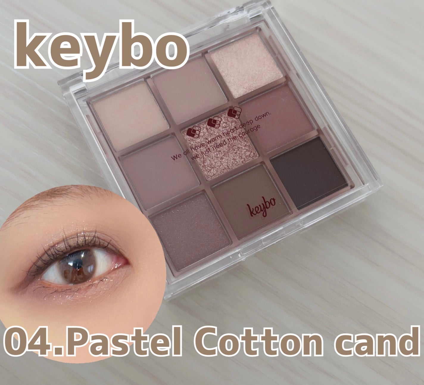 KEYBO FALL IN LOVE SHADOW PALETTE/keybo/アイシャドウパレットを使ったクチコミ(1枚目)