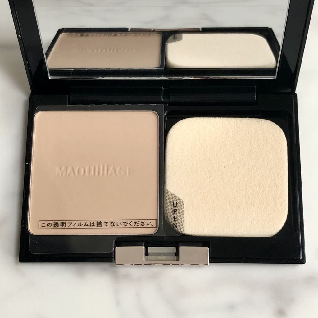 ドラマティックフェイスパウダー ケース/マキアージュ/プレストパウダーを使ったクチコミ（3枚目）